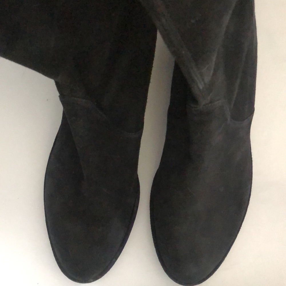 Stuart Weitzman Black Suede Over-the-Knee boots - Picture 5 of 5